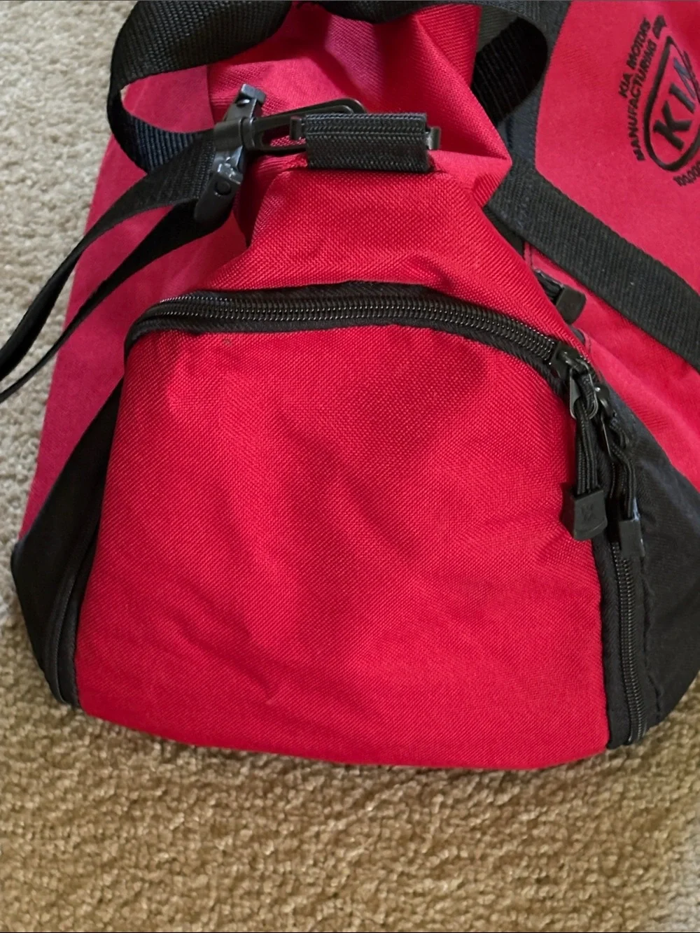 Brand New Red and Black Duffel Bag - Men’s Travel Weekend Bag